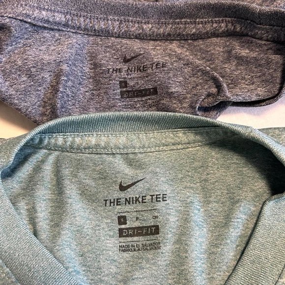 2 Nike Athletic Dri-Fit T-Shirt Bundle | Blue/Teal Size Small - Picture 4 of 11
